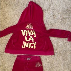 Juicy Couture Velour Track Suit